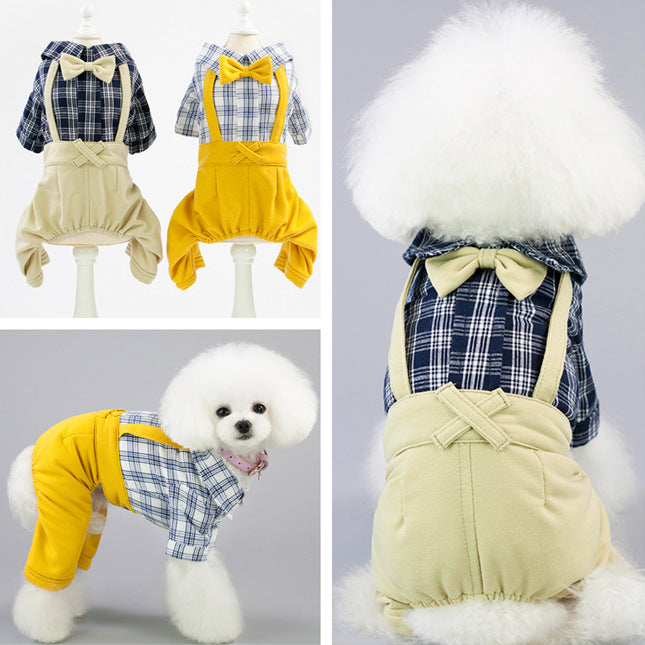 Spring & Summer Dog Apparel in Yellow & Khaki
