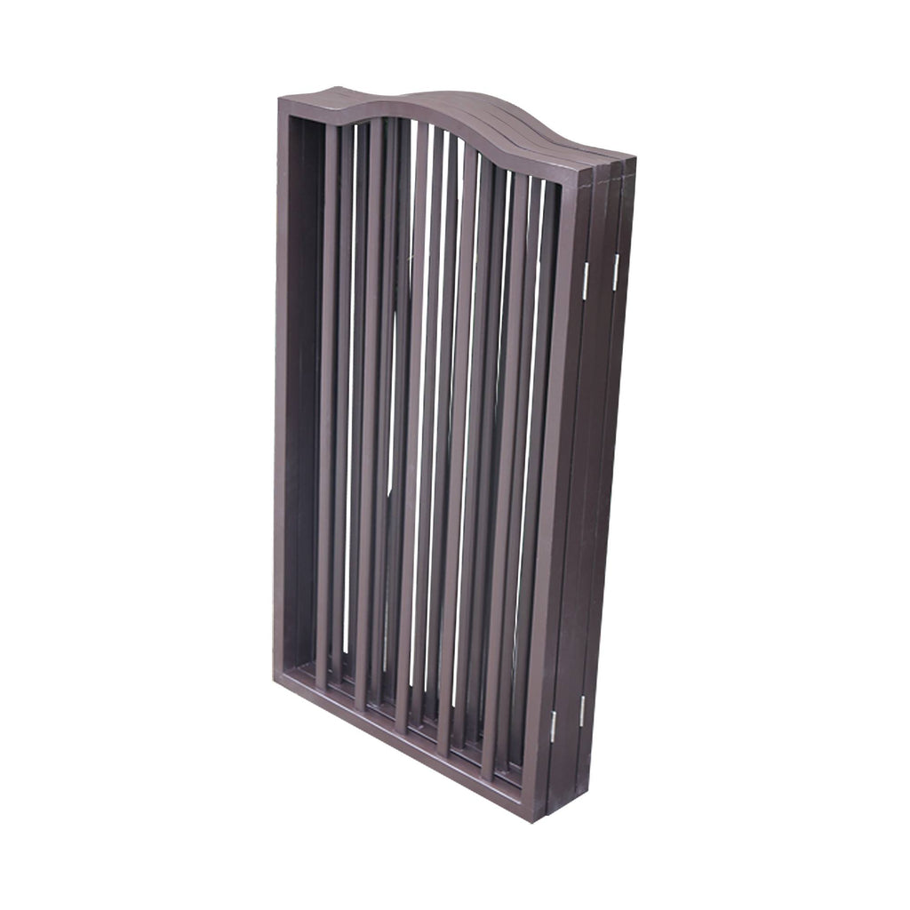 Arc Wooden Folding Pet Gate for Doorways and Stairs