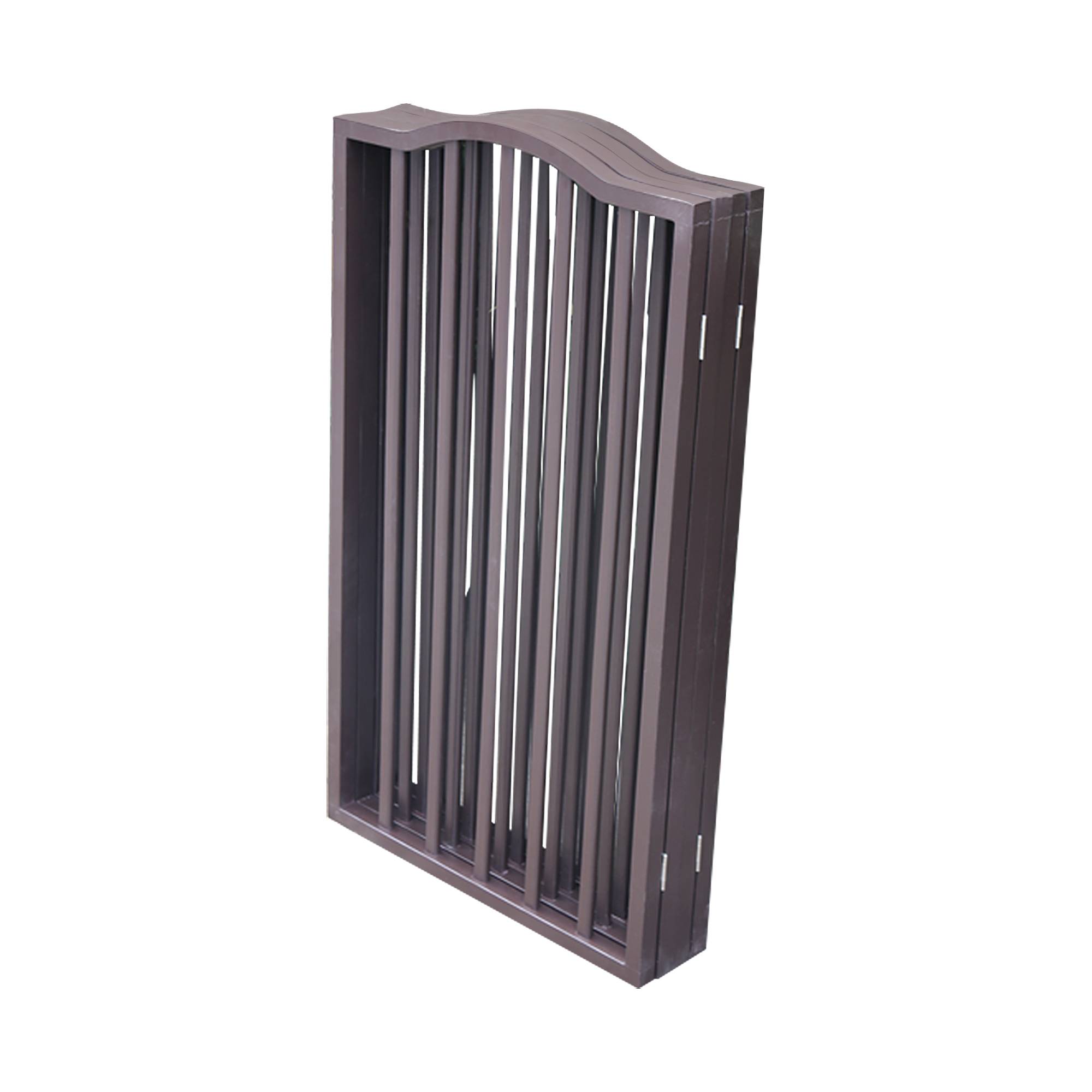 Arc Wooden Folding Pet Gate for Doorways and Stairs
