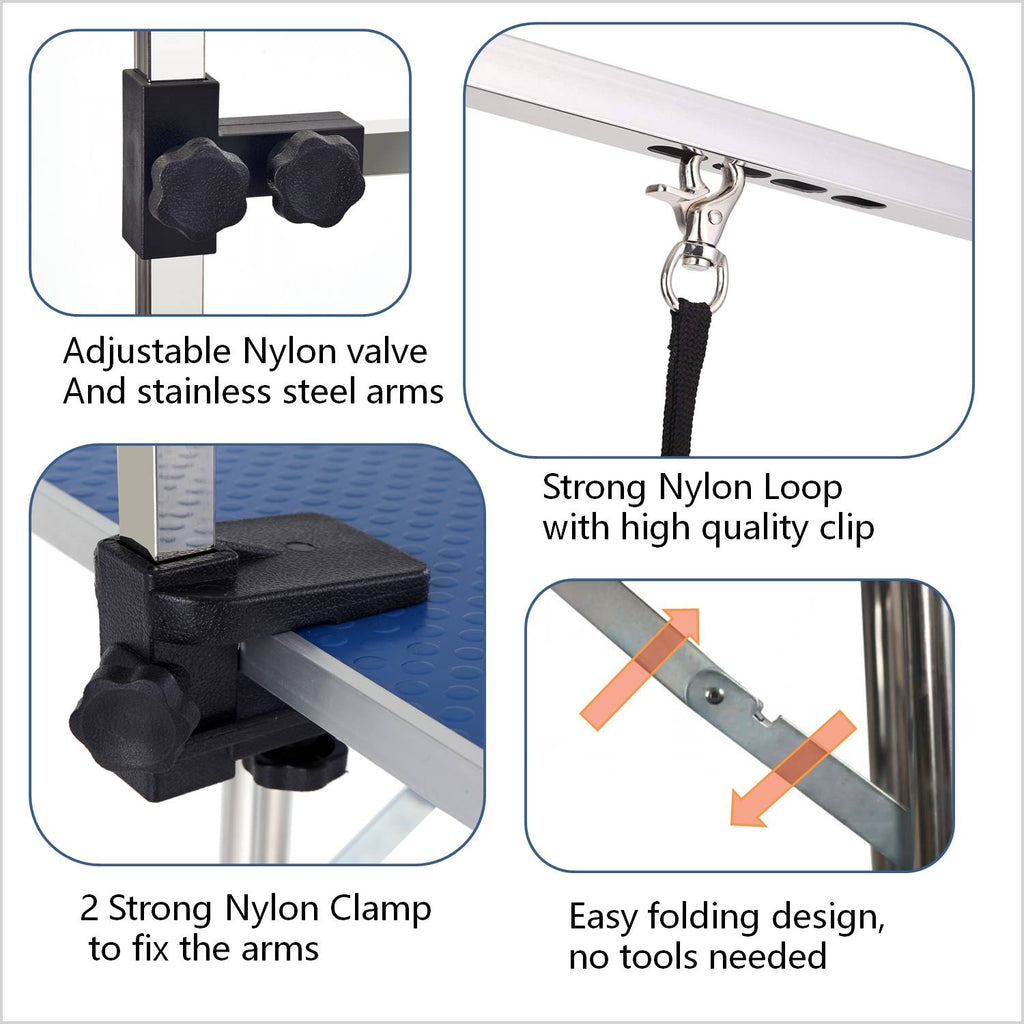 Folding 36" Grooming Table for Pets