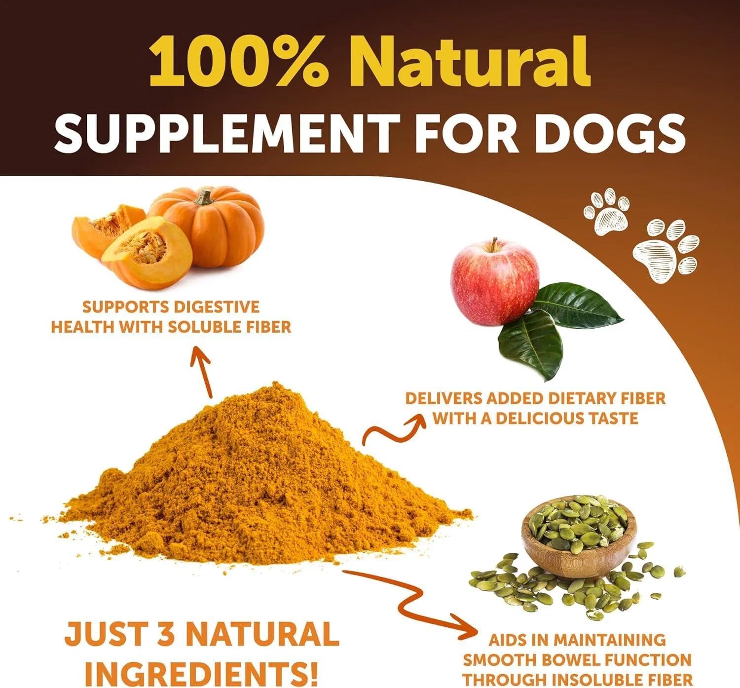 Pumpkin Digestive Support for Dogs, 8 oz