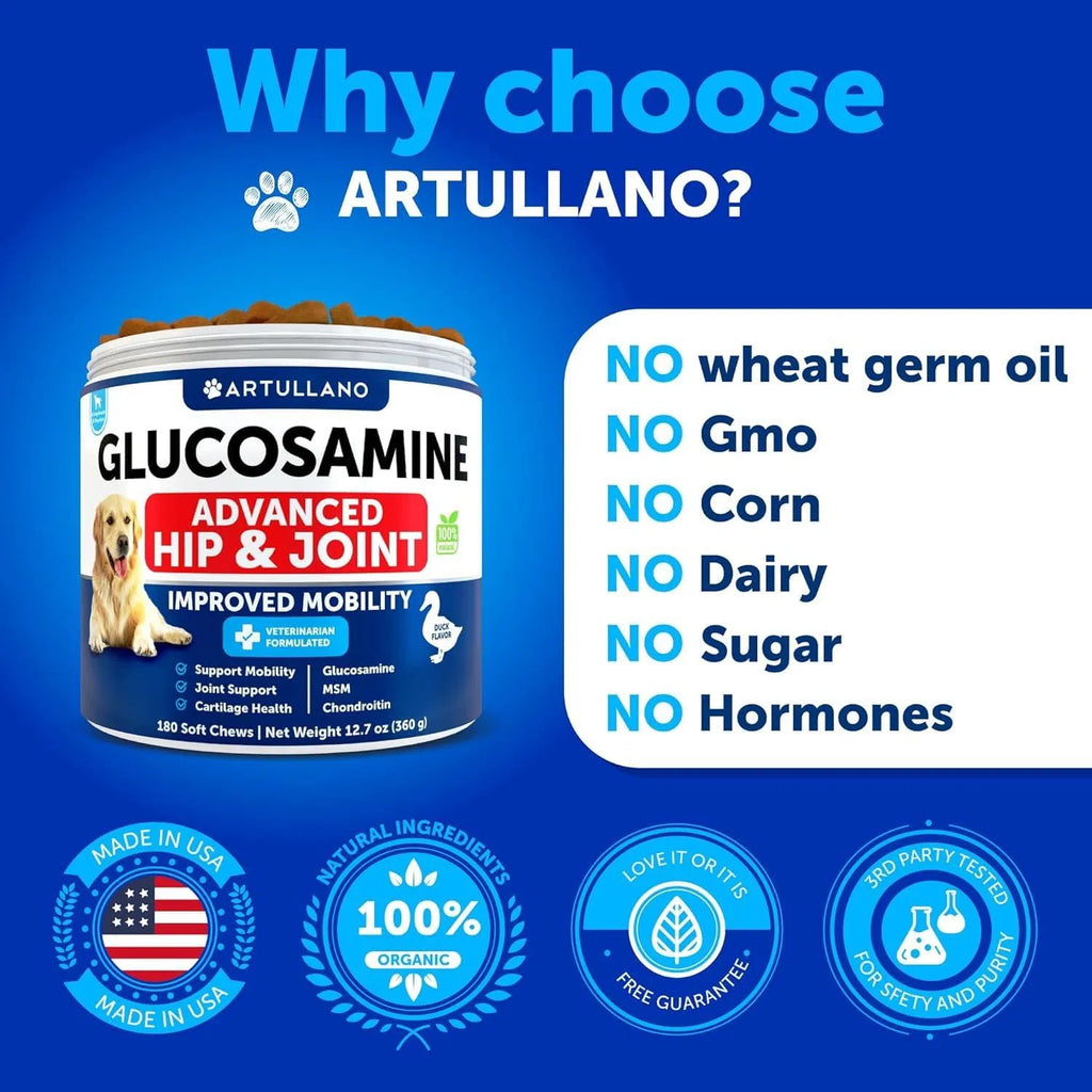 Canine Hip and Joint Support Chews, 120 Count