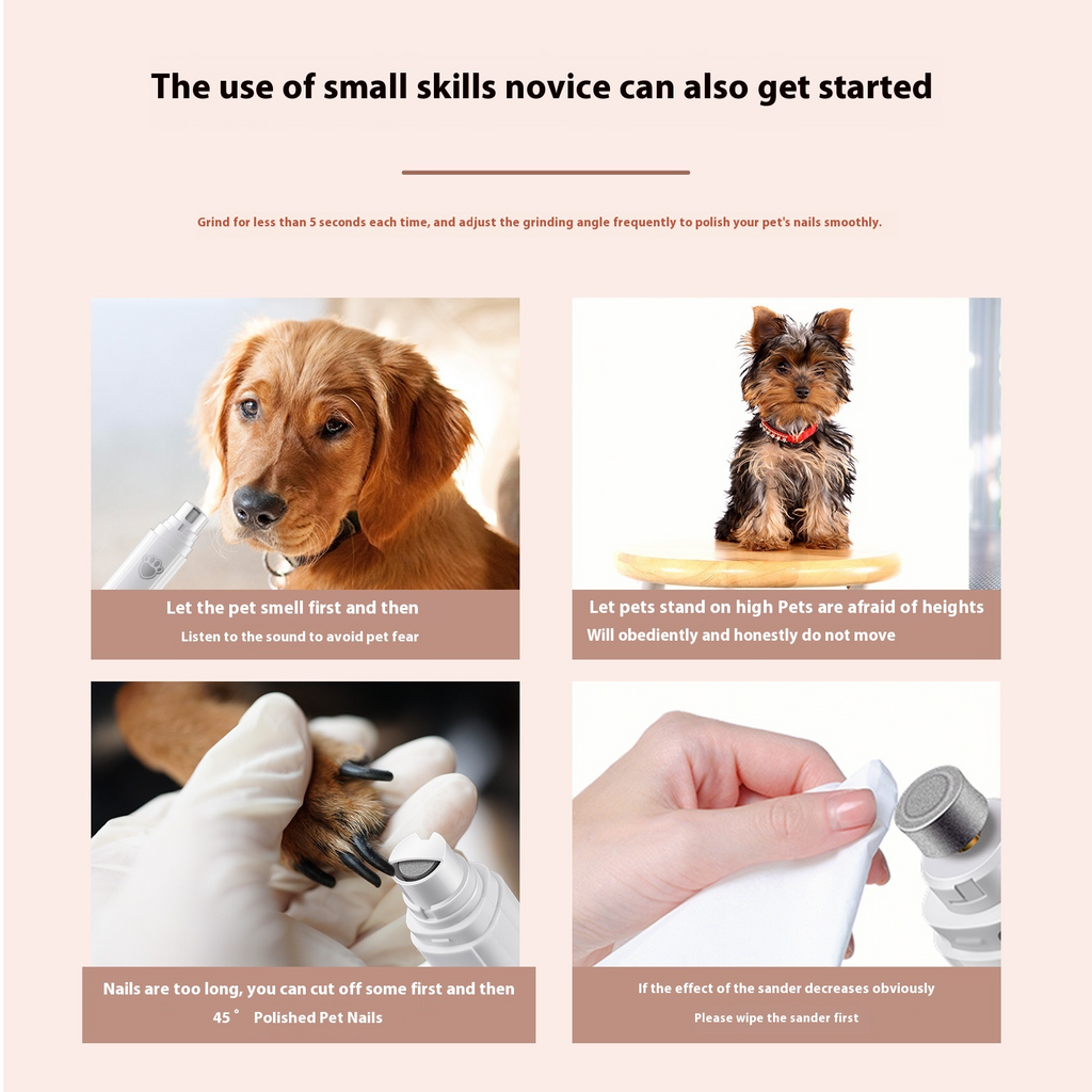 USB Rechargeable Pet Nail Trimmer