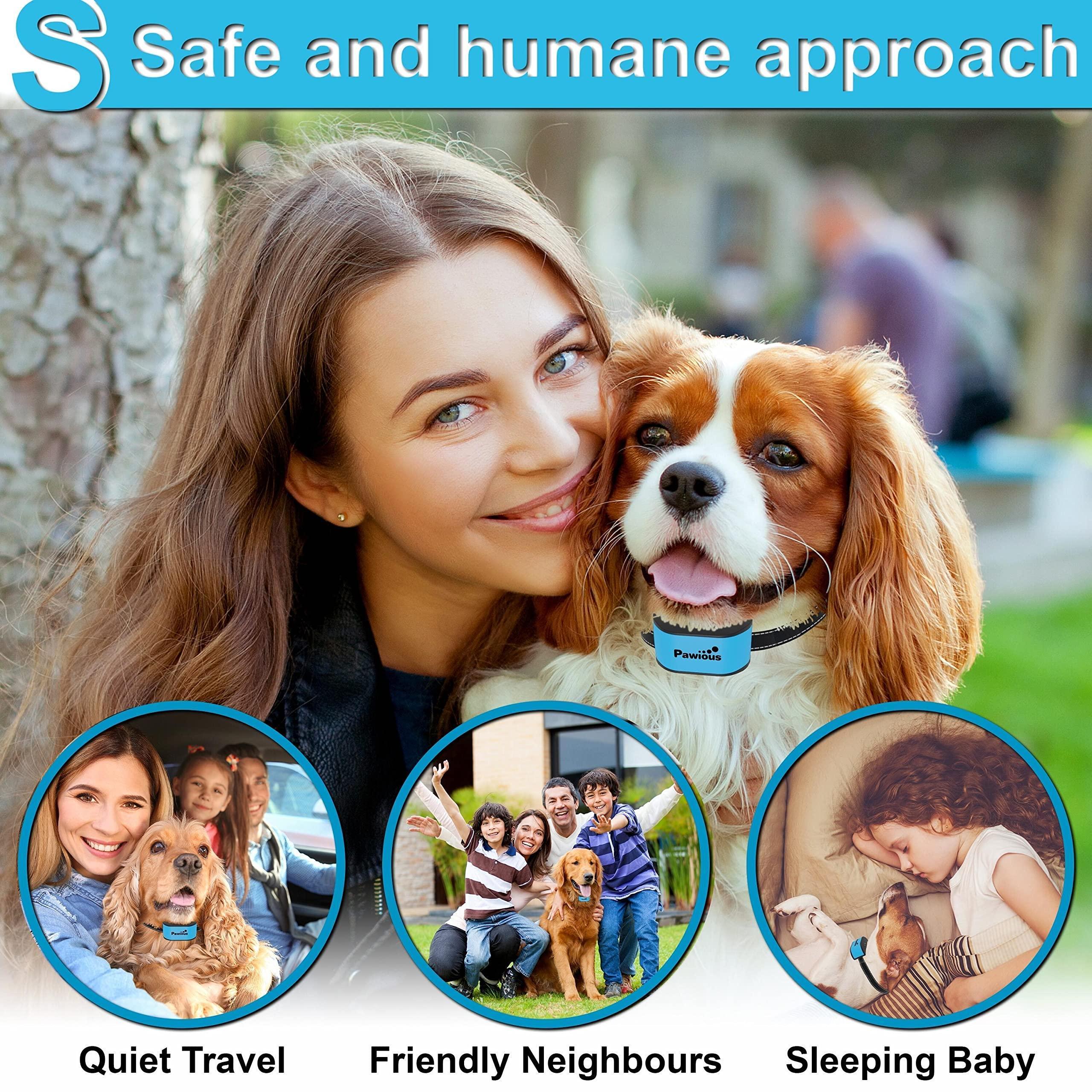 Humane Small Dog Bark Collar, No-Shock, Rainproof