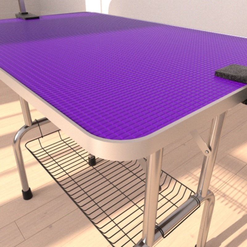 42-inch Folding Pet Grooming Table, Purple