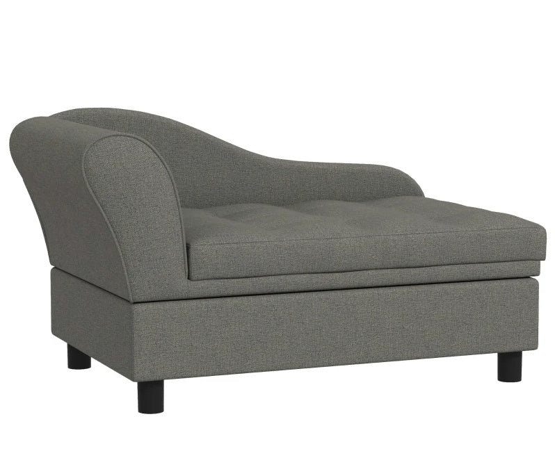 Luxury Pet Sofa for Small Dogs, Gray