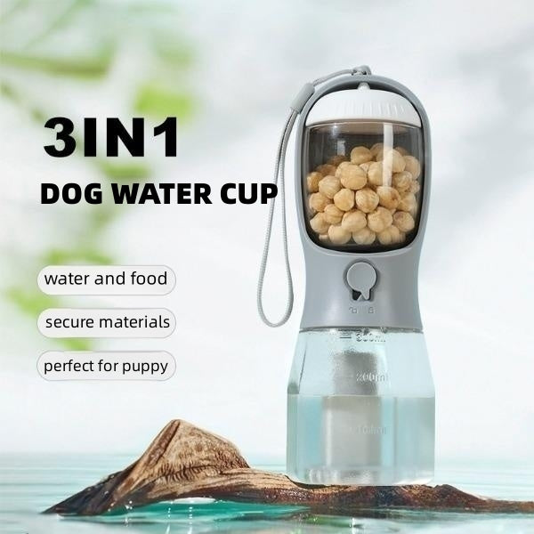 Portable Pet Hydration & Waste Solution, 3-in-1
