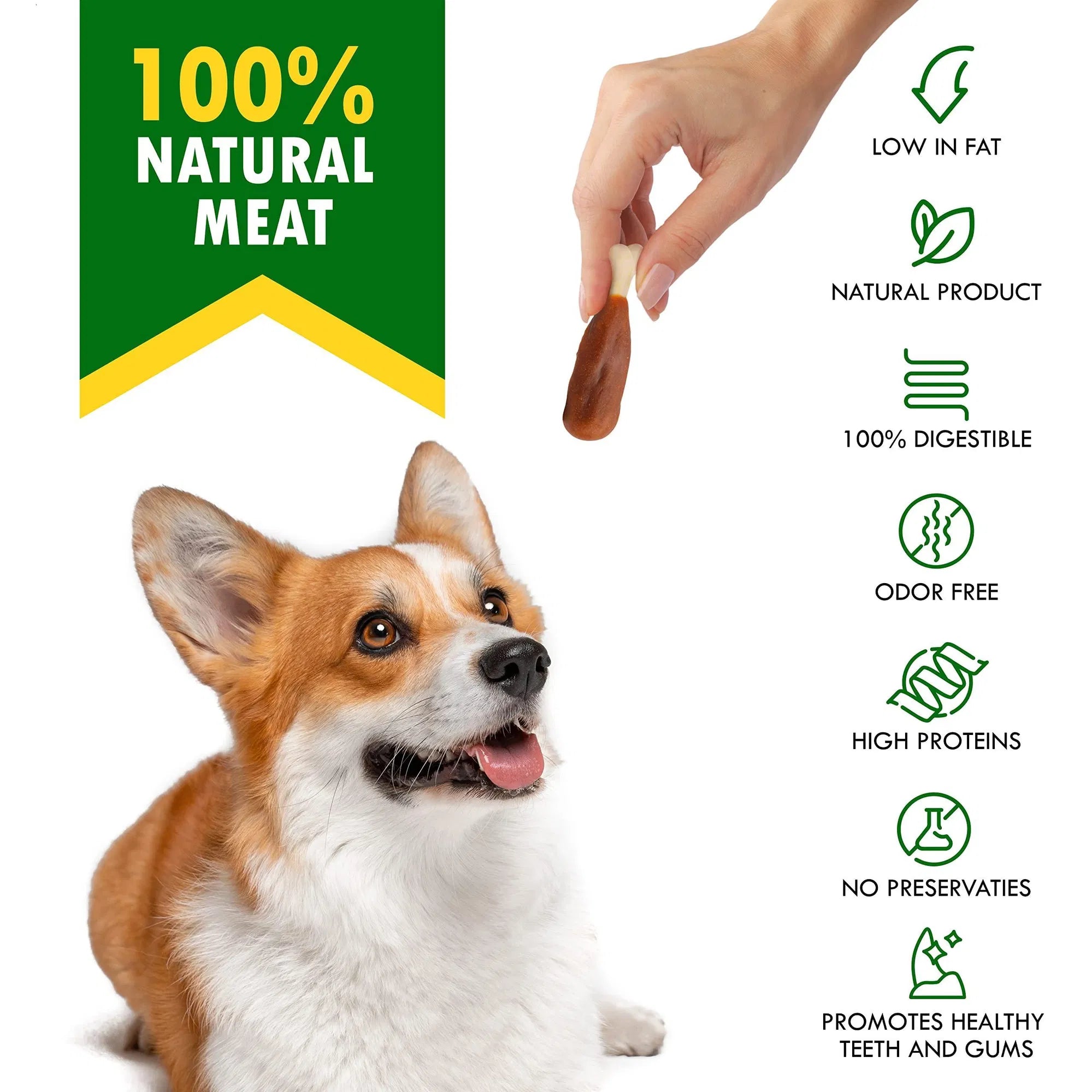 Wrapped Chicken Calcium Bones, Rawhide-Free Dog Chews