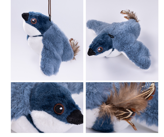 Interactive Flapping Bird Cat Toy USB Rechargeable