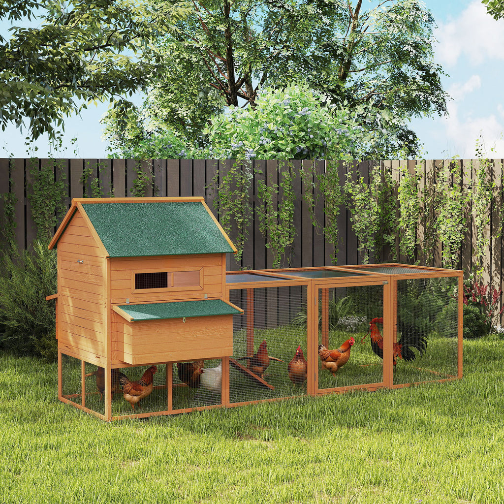 Grand Chicken Coop for 8-10 Hens, Orange