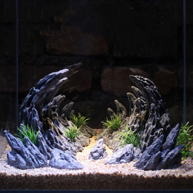 Canyon Landscape Aquatic Decor Set
