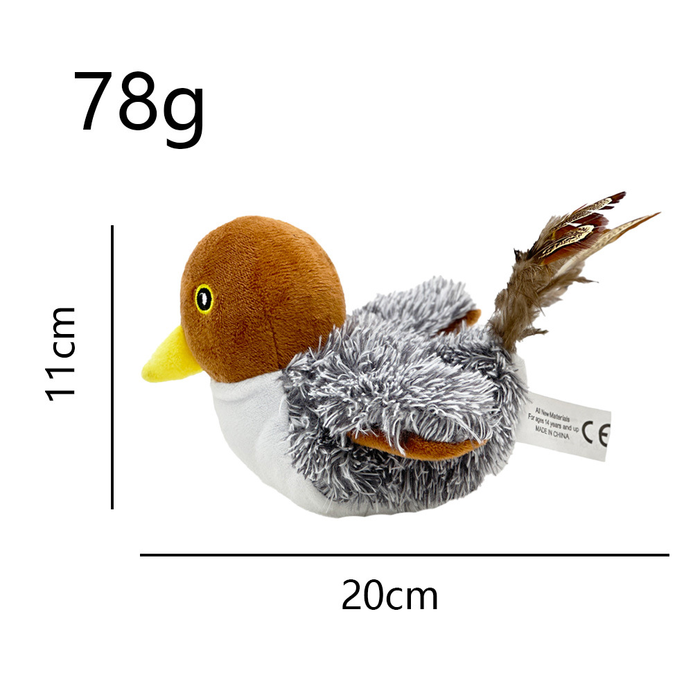 USB-Charged Flickering Bird Teaser for Cats
