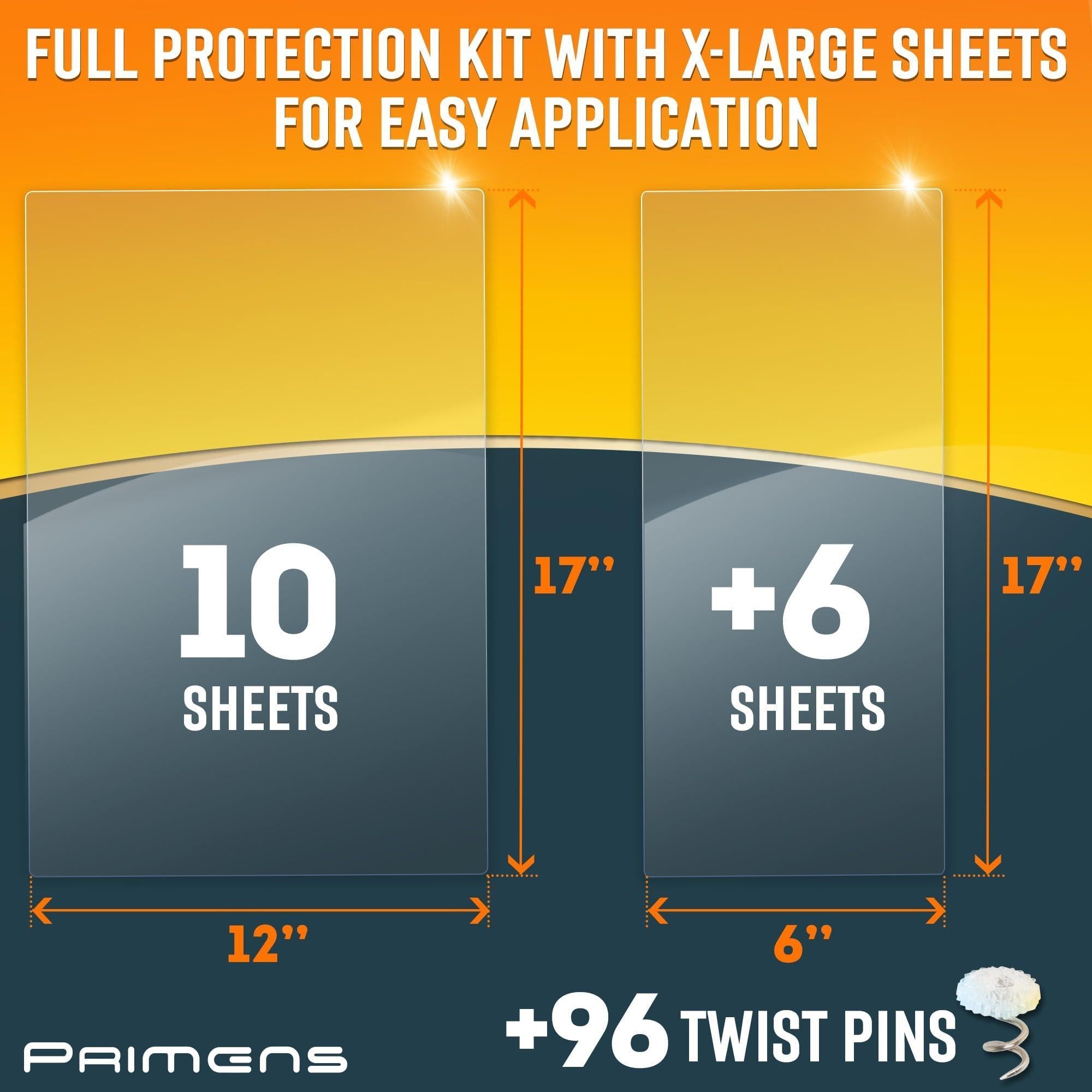 Clear Furniture Protectors, 16 Sheets