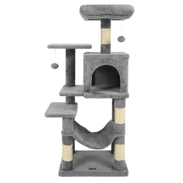44" Multi-Level Cat Tree with Spacious Top Perch