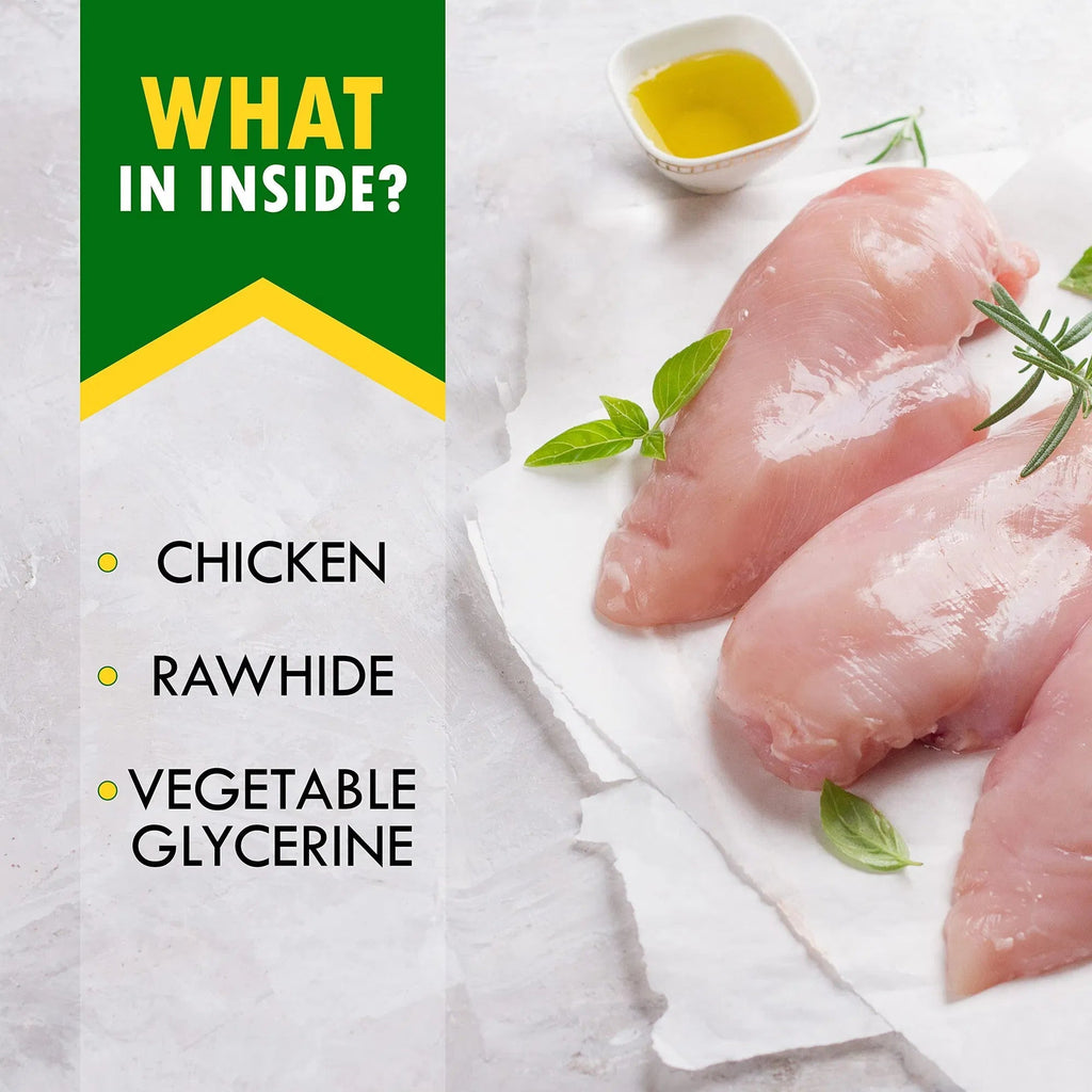 Gourmet Chicken Wrapped Dog Chews, Grain-Free