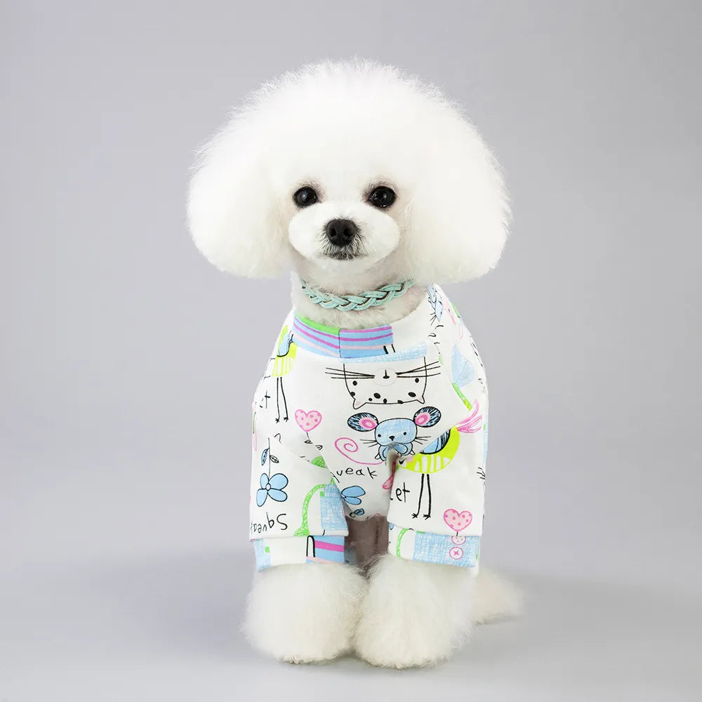 Soft Cotton Jumpsuits for Pets