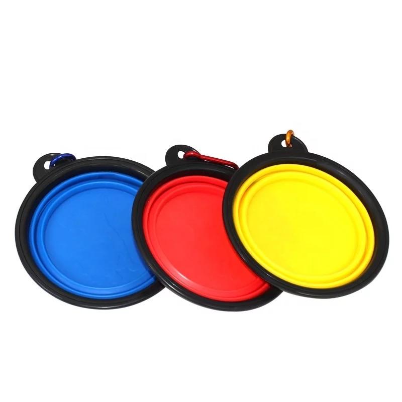 Collapsible Silicone Travel Pet Bowl, 1000ml