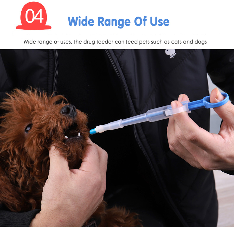 Pet Medicine Dispenser with Silicone Tip