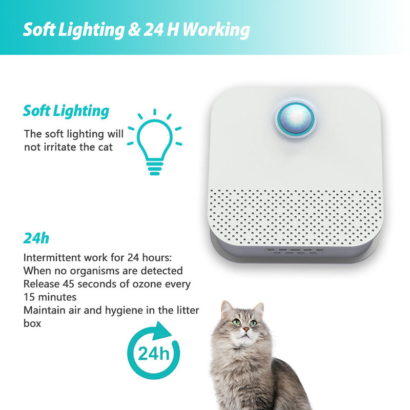 Smart Pet Odor Purifier for Litter Boxes