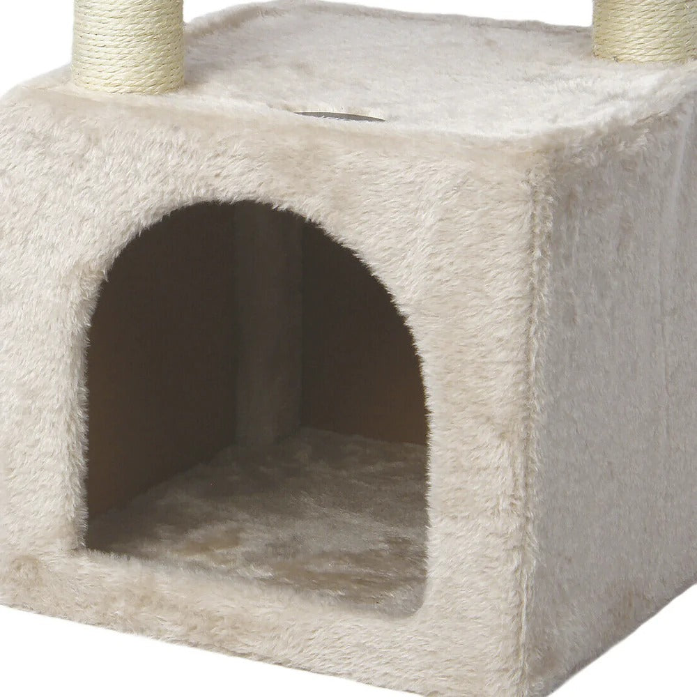 Elevated Cat Tower with Integrated Play