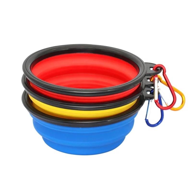 Collapsible Silicone Travel Pet Bowl, 1000ml