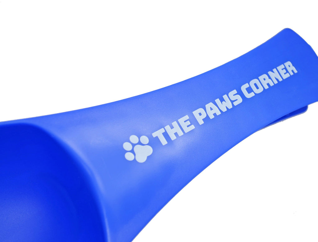 Paw-Shaped Pet Food Scoop and Bag Clip, 1 Cup