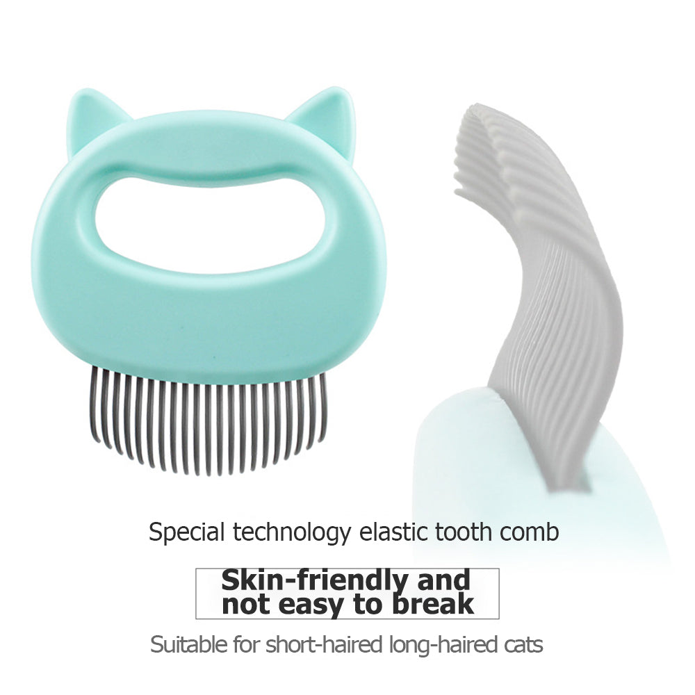 Cat Grooming Massage Brush in Blue, Pink, or Green