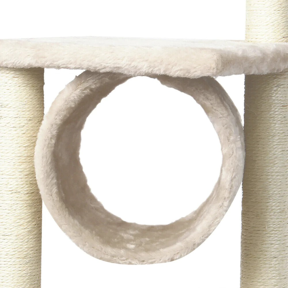 Elevated Cat Tower with Integrated Play