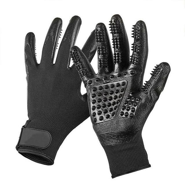 Pet Grooming Gloves, 1 Pair