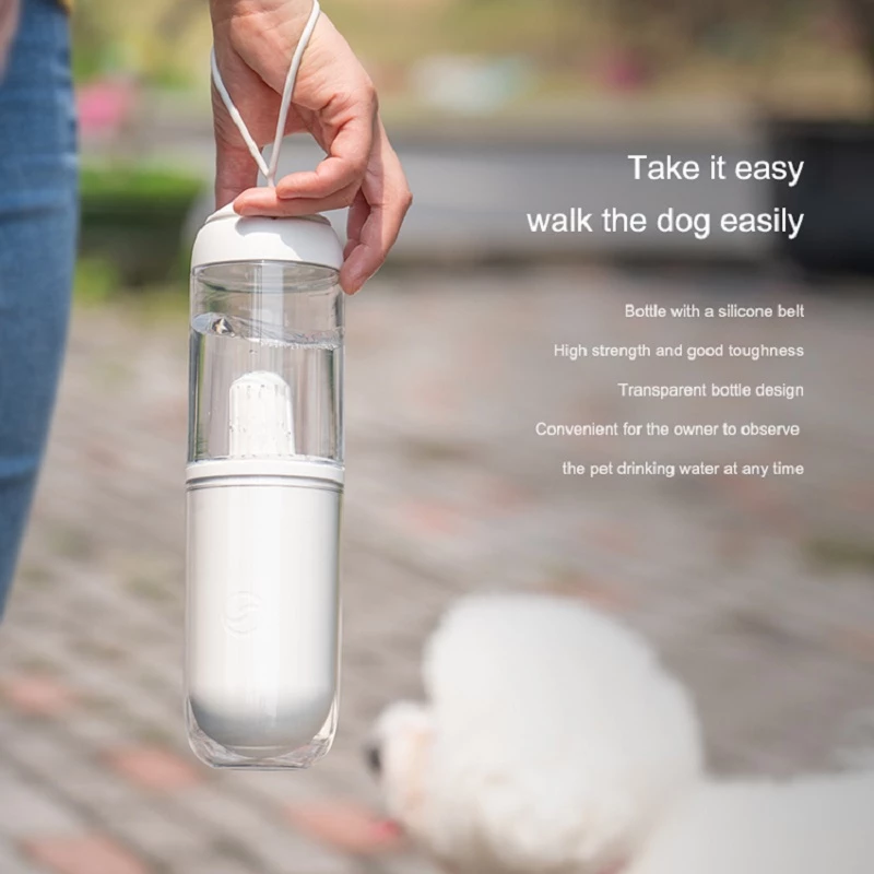Outdoor Travel Pet Water Dispenser, 330ml