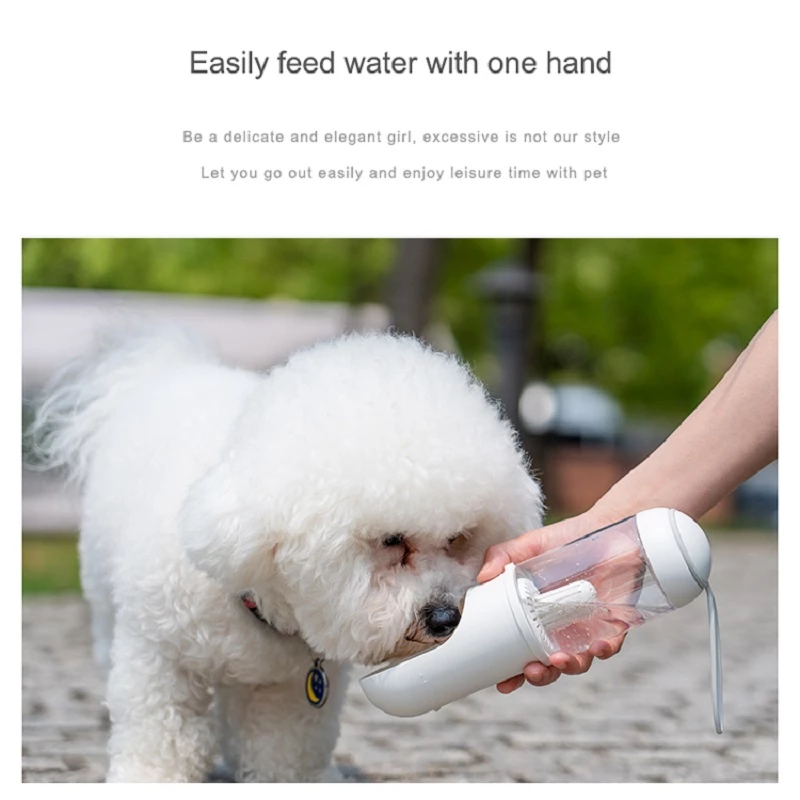 Outdoor Travel Pet Water Dispenser, 330ml