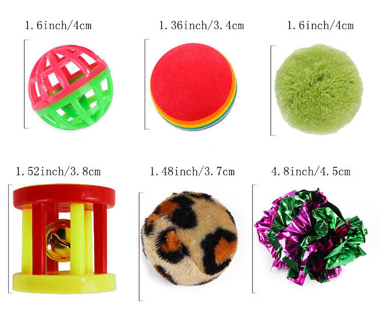 Curated Assortment of Cat Toys