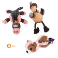 Assorted Luxury Dog Toy Collection, 3-Pack