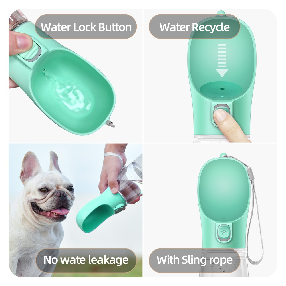 Portable Pet Hydration Bottle, 350ml/550ml