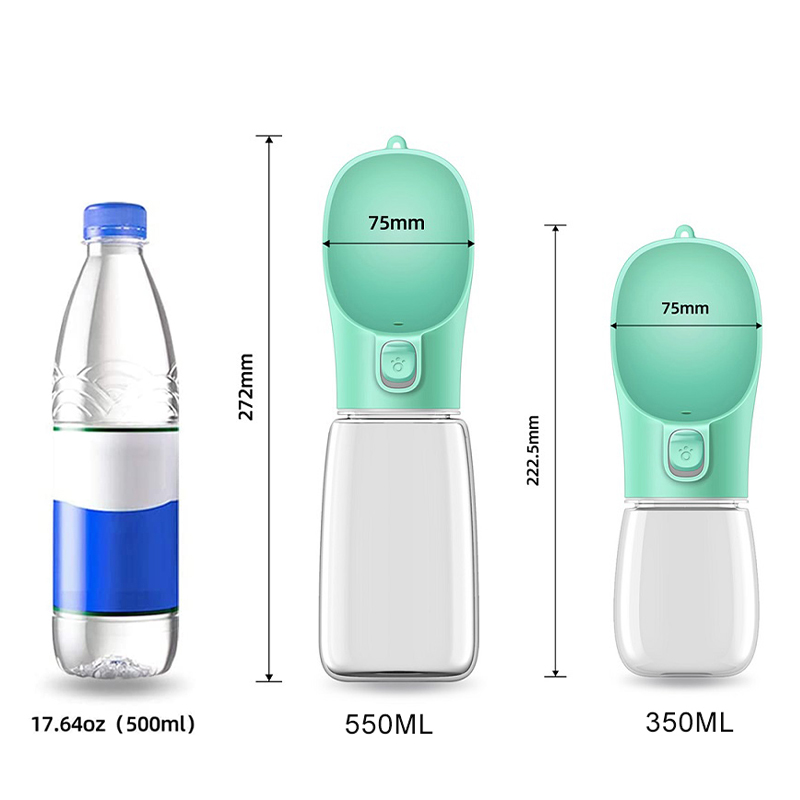 Portable Pet Hydration Bottle, 350ml/550ml