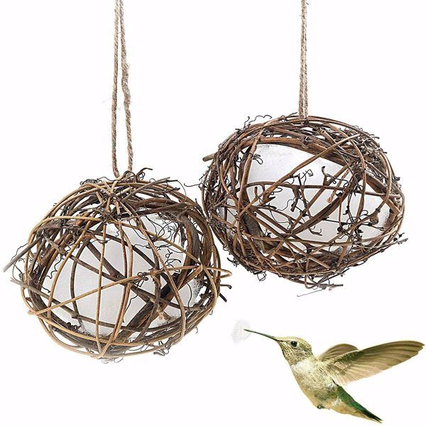 Refillable Nesting Material Holders