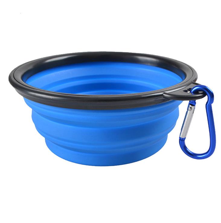 Collapsible Silicone Travel Pet Bowl, 1000ml