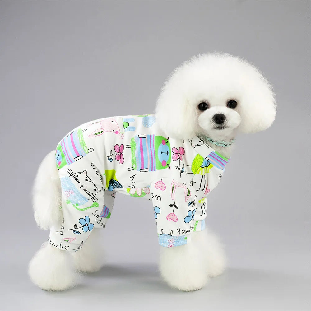 Soft Cotton Jumpsuits for Pets