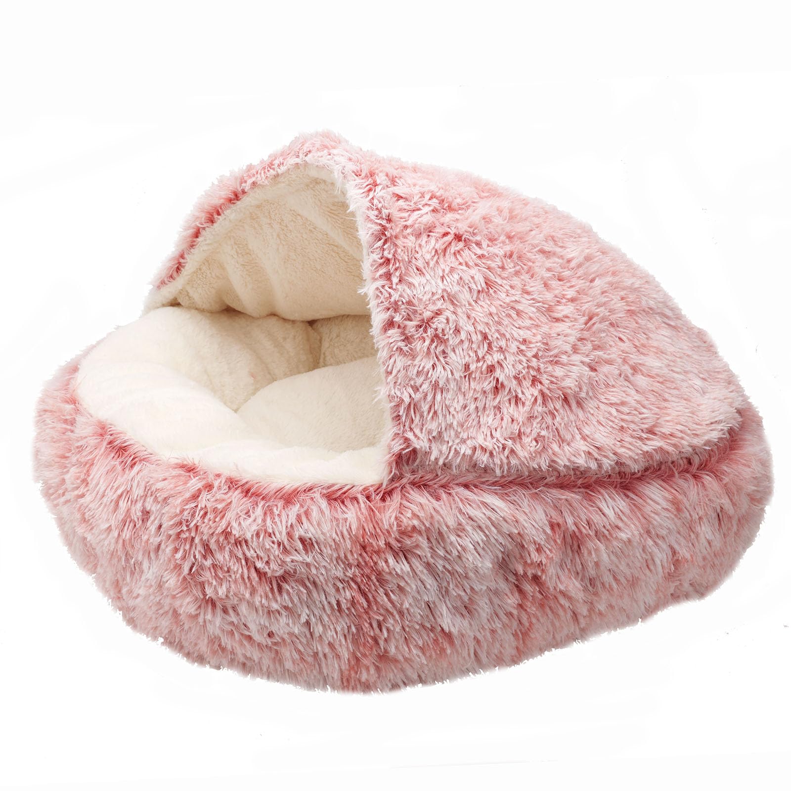 Calming Pet Bed, Round Donut, 20-inch