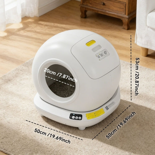 Automatic Self-Cleaning Cat Litter Box with App Control