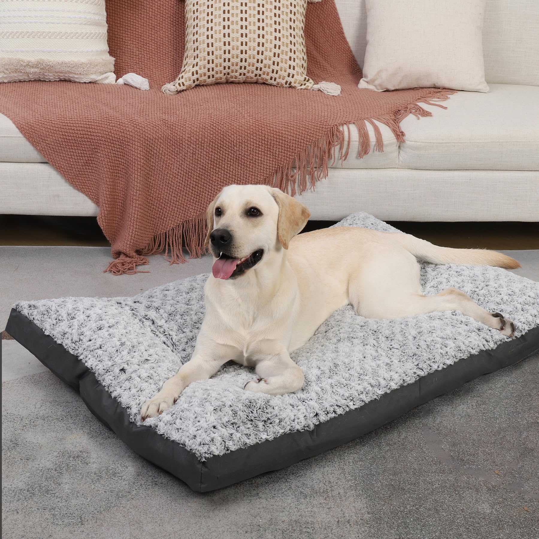Deluxe Reversible Plush Pet Bed - Small