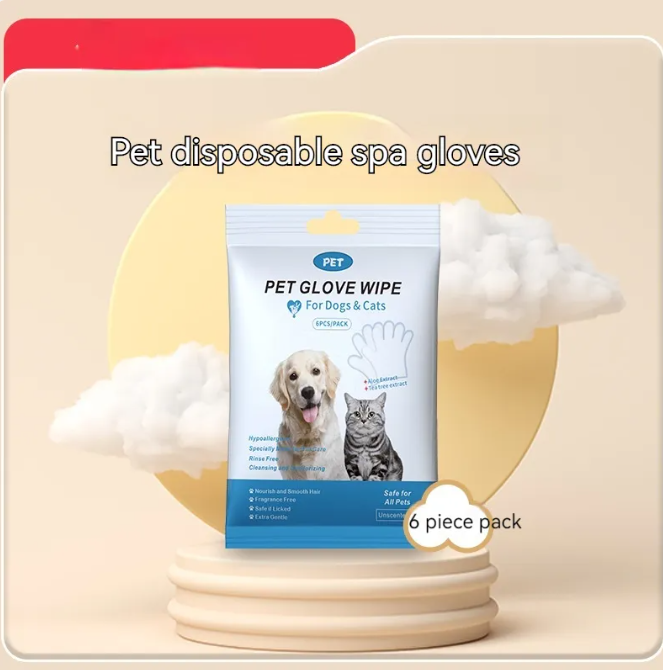 Pet Hygiene Gloves & Wipes Collection