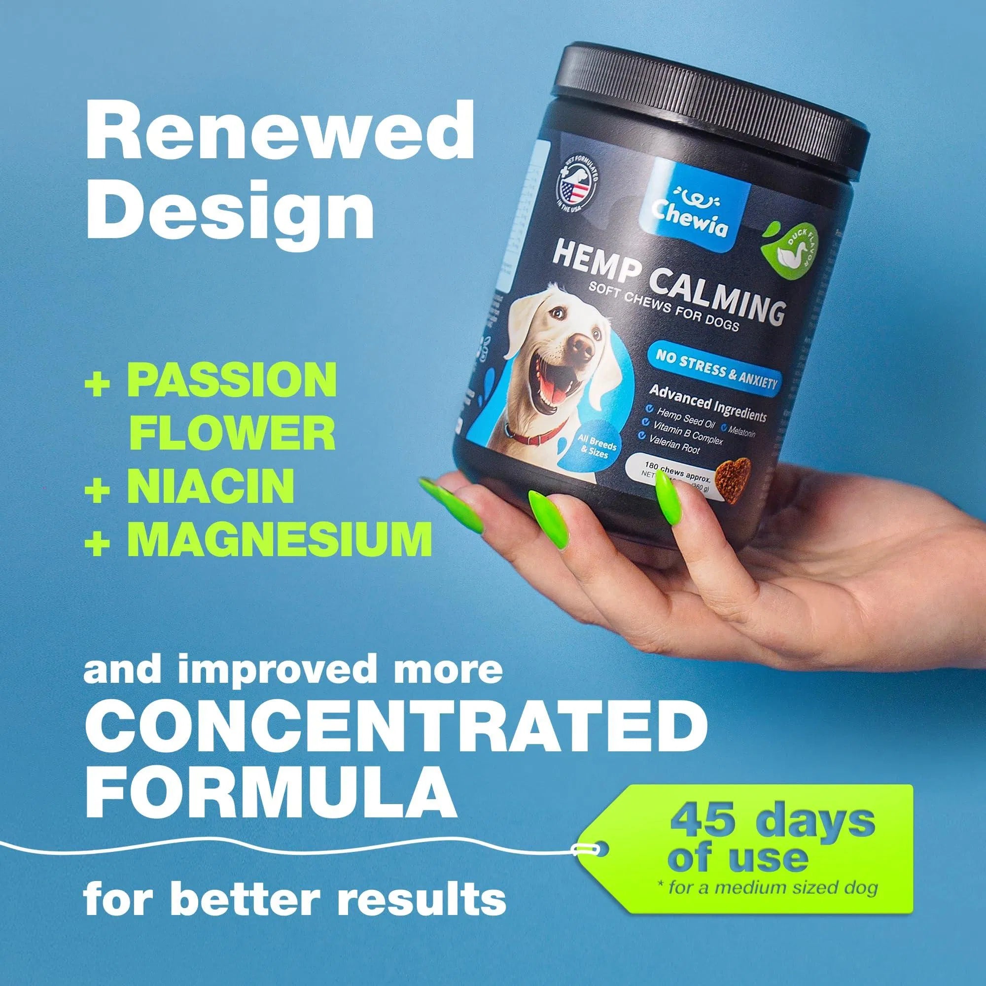 Hemp Calming Chews for Canine Anxiety Relief