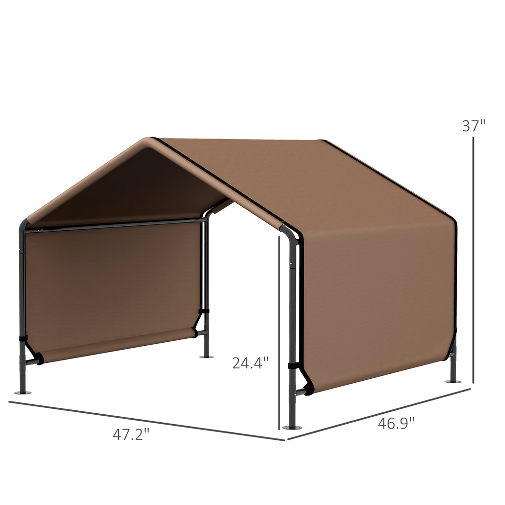 Luxury Pet Tent for Outdoor Shade - Brown