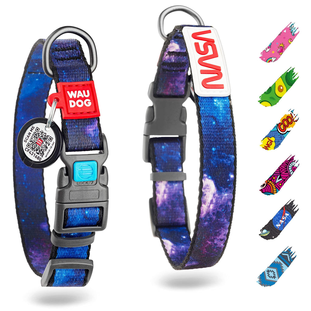 Adjustable Nylon Dog Collar for Small to Medium Dogs