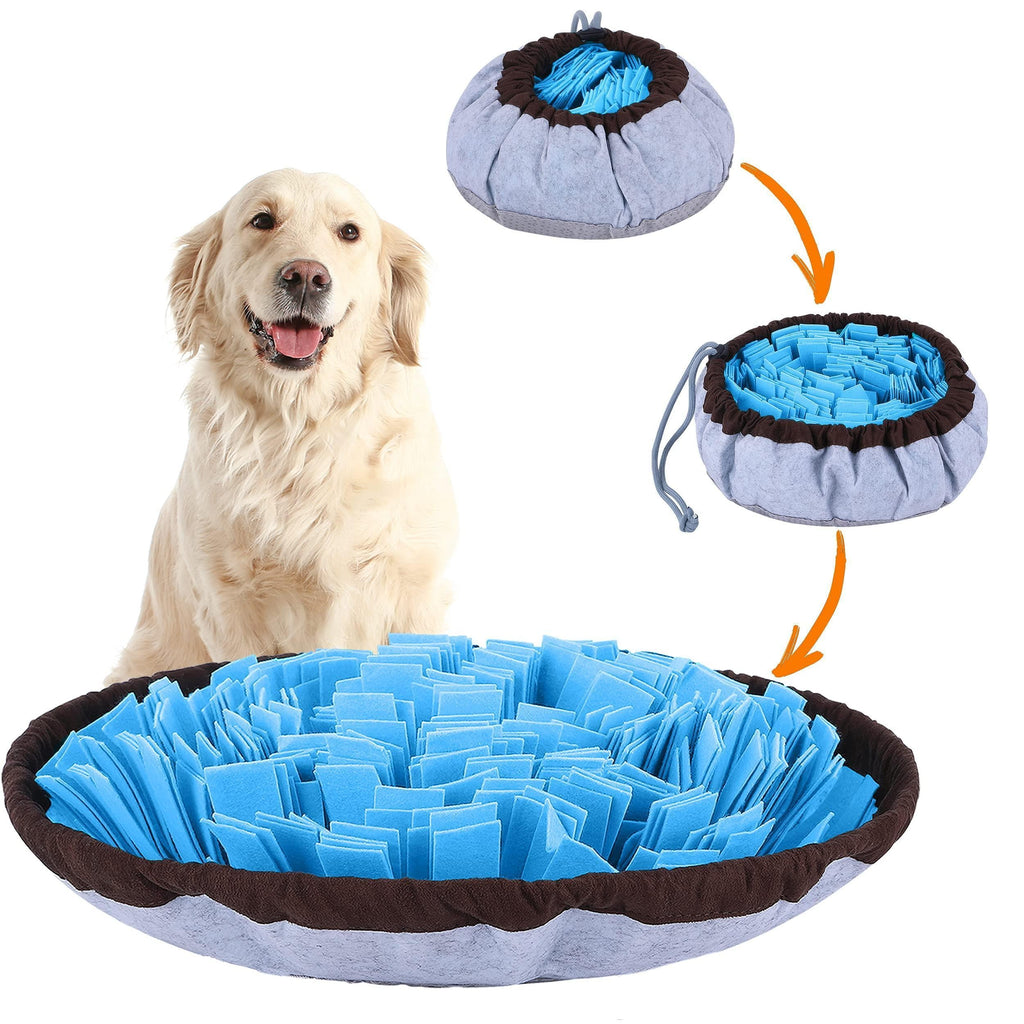 Adjustable Snuffle Foraging Mat for Canines