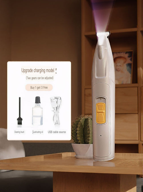 Quiet LED Paw Trimmer