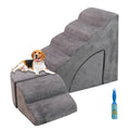 Adjustable Foam Pet Stairs, 6-Step or 2-Step, 30-inch Height
