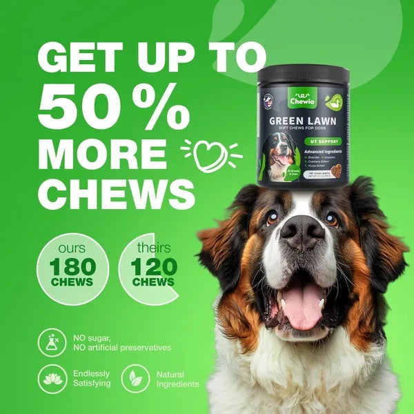 Duck Flavored Grass Burn Spot Dog Chews