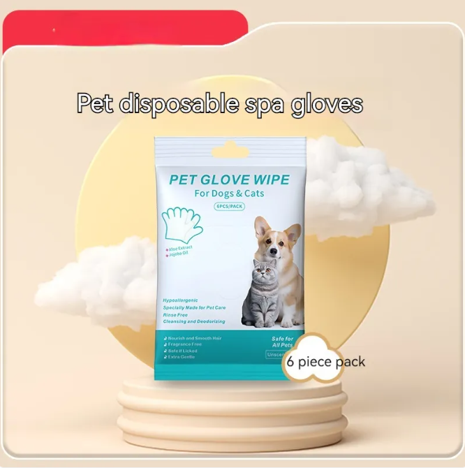 Pet Hygiene Gloves & Wipes Collection